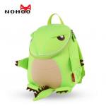 Hippo Style Kids Toddler Backpack For Toddler Boy Green / Orange Color for sale