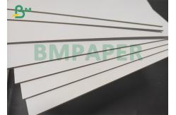 China 100% Recyclable 2mm 2.5mm Display Paperboard Double - Sided White Cardboard supplier