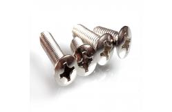 China Custom Socket Stainless Steel Flat Head Screws Different Thread Pitch supplier