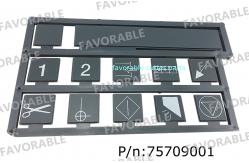 China Storm Interface Keyboard Silkscreen 700 Series  For Gt5250 S5200 Parts 75709001 supplier