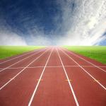 13mm Synthetic Tartan Running Track Anti UV Stadium Sport Flooring for sale