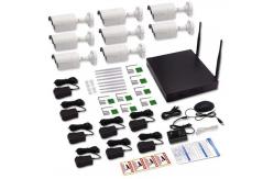 China Weatherproof CCTV 8 Channel Camera System 64Kbps Wireless Stable supplier