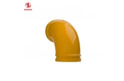 China Zoomlion Concrete Pump Parts Double Elbow Pipe Degree Twin Wall Elbow Pipe supplier