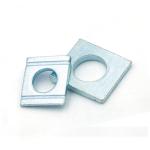 DIN435 Square Lock Washer Square Taper Steel Washers With I Sections for sale