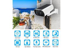 China Outdoor 1080P Solar Security Camera 4G Practical Two Way Audio supplier
