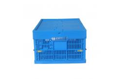 China Lightweight Foldable Plastic Container 600*400 Mm Virgin Polypropylene Foods Loading supplier