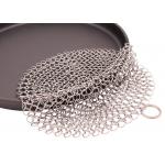 6'' SS Round Cookware Chainmail Scrubber Cleaning Cast Iron Pan for sale