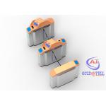 LED Display Flap Barrier Gate 1 In 1 Out Two Way Automatic Access Control Gates System for sale