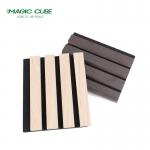 Customized Edge to Edge 13mm Oak Veneer Wood Acoustic Insulation for Soundproofing for sale