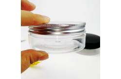 China 23mm Shoulder 100ml Plastic Screw Cap Jars Oblate Shape supplier