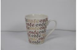 China Customized Decals Design Ceramic Drinkware 310cc Ceramic New Bone China Coffee Mug supplier
