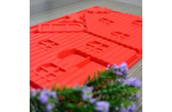 China 3D Silicone Baking Utensils House Shaped Square Handmade Diy Silicone Soap Mold supplier