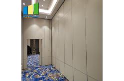 China Sound Proof  Movable Partition Walls For Restaurant / Theater Room Sliding Wall supplier