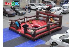 China Commercial Pattern Inflatable Arena Mechanical Bull Mattress Inflatable Game Rodeo Bull supplier