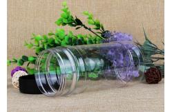 China 200Ml Samll Capacity Clear Plastic Cylinder Packaging Container supplier