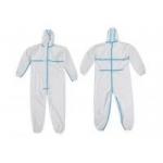 Chemical Resistant  Disposable Microporous Protective Suit With Hood for sale
