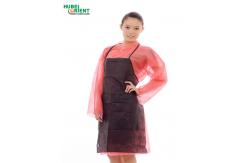 China Disposable PP aprons waterproof medical / kitchen apron PP aprons With Thin Ties supplier