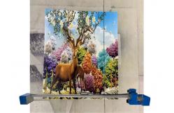 China 3d Effects 220v Horizontal Silent 2880dpi Digital Flatbed Printing Machine supplier