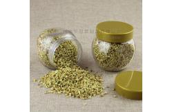China 225ml Small Transparent Plastic Jar For Dry Fruit / Cookies Waterproof supplier