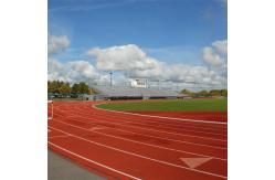 China Harmless Full PU System Running Track Wear Resistance Hybrid Runway Surface supplier