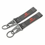 Custom Woven Key Lanyard - Soft Textile Strap with Rustproof Metal Hook & Vibrant Embroidery for sale