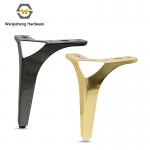 Y-shaped Furniture Support Legs Metal Sofa Cabinet Feet End Table Feet Gold Bedside Table Furniture Feet Accessories for sale