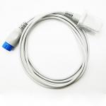Compatible Comen 12 Pin SPO2 Extension Cable Medical TPU Material / Accessories for sale