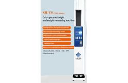 China Bmi Height Weight Measuring Instrument Machine Coin Operated 15W supplier