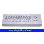 66 Keys Waterproof Industrial Desktop Keyboard With Aluminum Alloy Back Panel