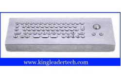 China IP65 Rated Industrial Computer Desktop Mini Metal Keyboard With Trackball supplier