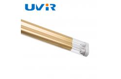 China Twin Tube Medium Wave Infrared Lamp , Gold Infrared Heater Lamp 2550W supplier
