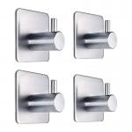 Durable and Waterproof Stainless Steel Adhesive Hooks for Bathroom and Kitchen for sale