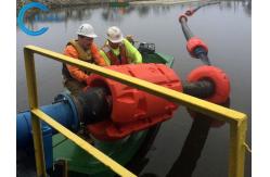 China Dredge Hdpe Pipe Floaters Polyethylene Foam Float Medium Density Pre Insulated 300mm supplier