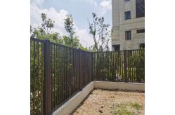 China Office Building Garden Flat black Balustrades Handrails supplier