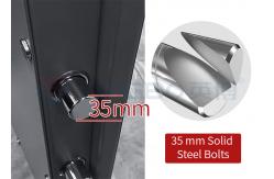 China 1200mm Biometric Fingerprint Lock Jewelry Watch Winder Safe Home Leather-Covered Fireproof supplier