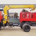 10t Standard Tonnage Straight Arm Small Lorry Mounted Crane for sale