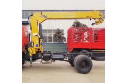 China CAMC Engine Small Telescopic Truck Mounted Crane With Bearing Support supplier