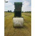 1.23mx2000m Round Bale Net Wrap 8gsm - 10gsm Round Hay Bale Wrap For Farmers for sale