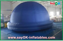 China Dia 5m Blue Inflatable Planetarium Dome Tent Watching Movie Use supplier