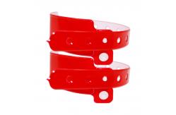 China Customized Irregular Shape PVC Wristbands for Events supplier