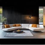 China Minimalist Living Room Sofa Italian Fashion Design For Relaxation And Comfort In Leisure manufacturer