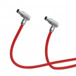 Alvin's Cables Right Angle 2 Pin To 2 Pin Power Cable For Teradek Bond Z CAM E2, For ARRI Alexa, Ultra Soft 45cm|18inches for sale