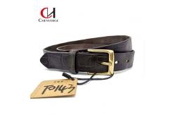 China Width 28mm Braided Leather Belt Crocodile Pattern Multipurpose supplier