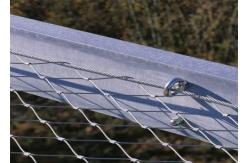 China Stainless Steel Wire Rope Ferrule Mesh Black / Silver Excellent Heat Resistance supplier