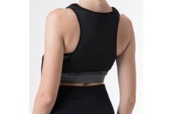 China Black Battery Power Heated Back Support Belt  High Medium Low Heat Settings supplier