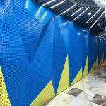 PVDF Coating Aluminum Cladding Panel With Customized Perforation