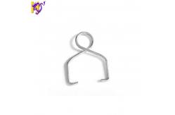 China Customized 4mm Metal Wire Forming Spring Clips Clamp With Zinc Plated supplier