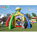 Outdoor Inflatable Games Fire Resistant Basketball Or Football Inflatable Sports Games For Shopping Mall for sale
