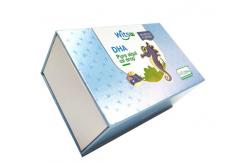 China Matt Laminated Foldable 1200gsm Rigid Cardboard Magnetic Box With Plastic Tray supplier