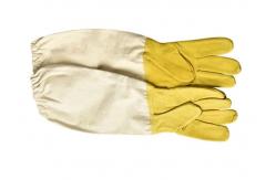 China Economic Soft And Comfortable Sheepskin Protective Beekeeping Gloves Against Bees supplier